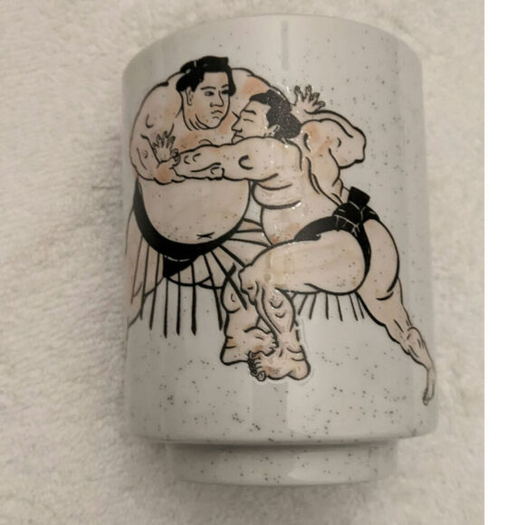 Otagirl Stoneware Sumo Wrestler Mug/Cup - Picture 1 of 6